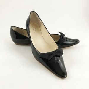 MARC Black Patent Leather Pointy Flats